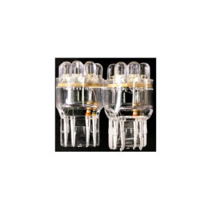 BOMBILLO T20 2 PUNTOS 9 LED BLANCO 2 PC 976A