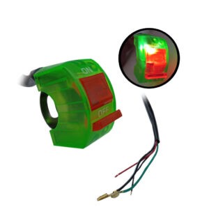 SWITCH DE LUCES P/MOTO CD-18003 C/LUZ VERDE