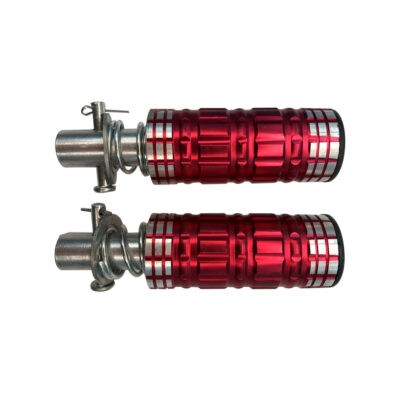 TACOS P/MOTO ALUMINIO M6CA002-1 ROJO