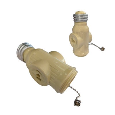 SOCKET C/CADENA IVORY DOBLE FB218-1-46G