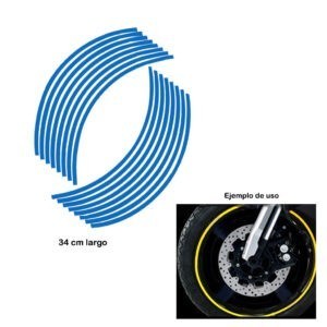 Calcomanía para aro de moto