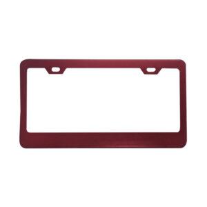 Porta placa para carro aluminio