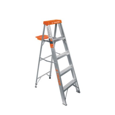 ESCALERA DE TIJERA 4 PELDA?OS C/BANDEJA 102 KG