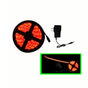 CINTA LED 2528 ROJO 5 MTS C/ADAPTADOR 110V