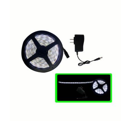 CINTA LED 2528 BLANCO 5 MTS C/ADAPTADOR 110V