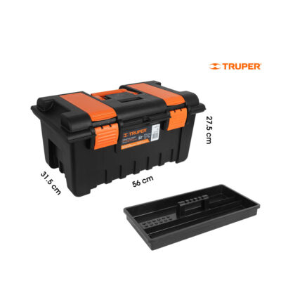 Caja plástica de herramientas Truper