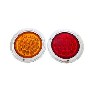 LAMPARA  REDONDA 4" 24LED ROJO CWD0142A