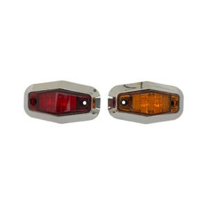 LAMPARA LUZ PILOTO 2 LED AMBAR BD0074 8X4.5CM