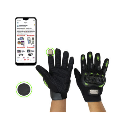 GUANTES P/MOTORISTA TOUCH SC-05 M L XL VERDE