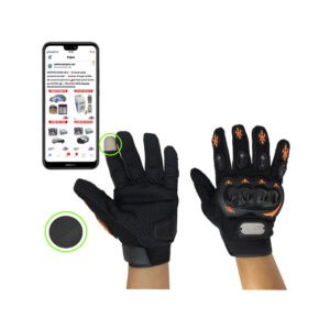 GUANTES P/MOTORISTA TOUCH SC-05 M L XL ANARANJADO