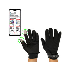 GUANTES P/MOTORISTA TOUCH 511-2 M L XL NEGRO