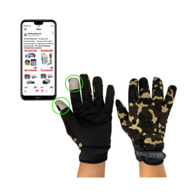 GUANTES P/MOTORISTA TOUCH 511-2 M L XL CAMUFLASH