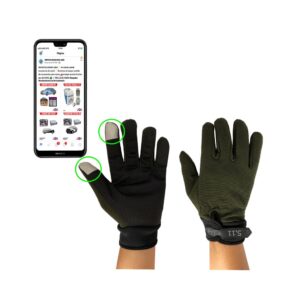 GUANTES P/MOTORISTA TOUCH 511-2 M L XL VERDE