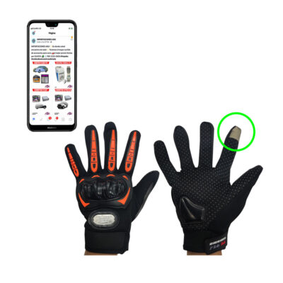 guantes para motorista touch