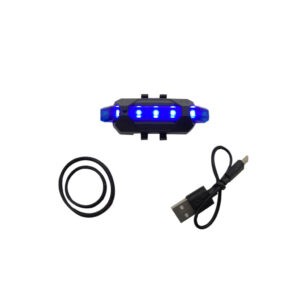 LAMPARA P/BICICLETA AZUL 5 LED 7.5CM FUNCIONES SCL-2020110123