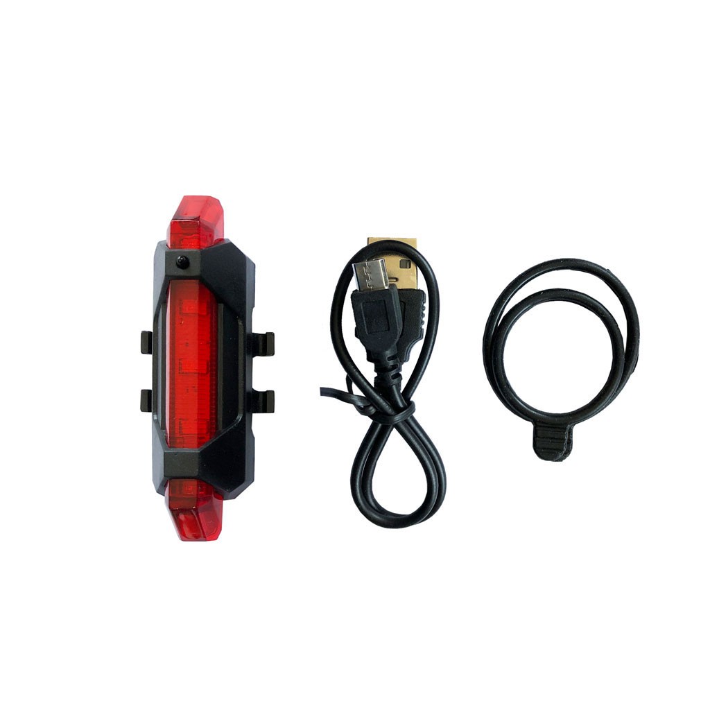 LAMPARA P/BICICLETA ROJA 4 LED FUNCIONES SCL-2020110123