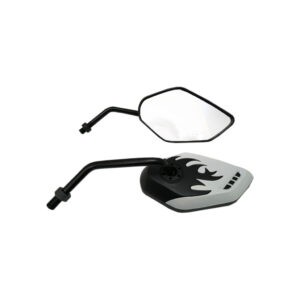 RETROVISOR P/MOTO LLAMAS BLANCO 5766-10 PLASTICO