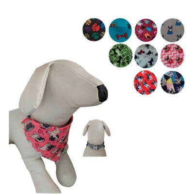 BANDANA MODELO ESTAMPADO GRANDE 1550 17-23CM