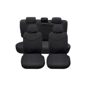 FUNDAS P/ASIENTO 16-6119 9 PCS NEGRO