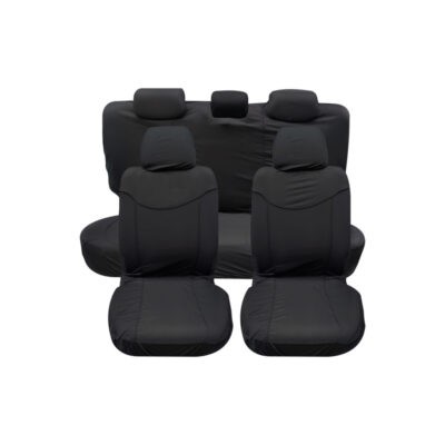 FUNDAS P/ASIENTO 16-6119 9 PCS NEGRO