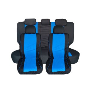 FUNDAS P/ASIENTO 16-6120-N-AZ NEGRO AZUL 9 PCS