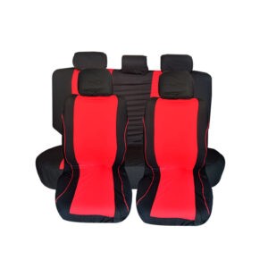 FUNDAS P/ASIENTO 16-6120-N-R NEGRO ROJO 9 PCS