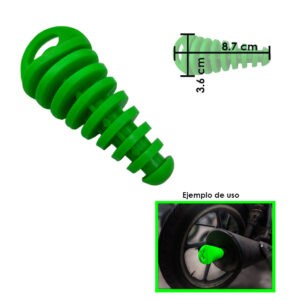 Tapón para escape de moto