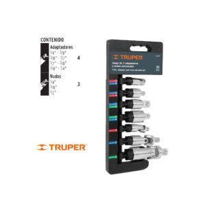 Adaptadores y dados para copas y ratchet Truper