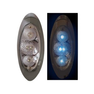LAMPARA LATERAL 4 LED OVAL F1R-1817LED-AZUL