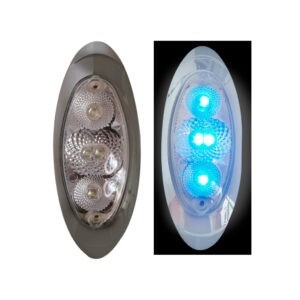 LAMPARA LATERAL 4 LED OVAL F1R-1817LED-CLEAR