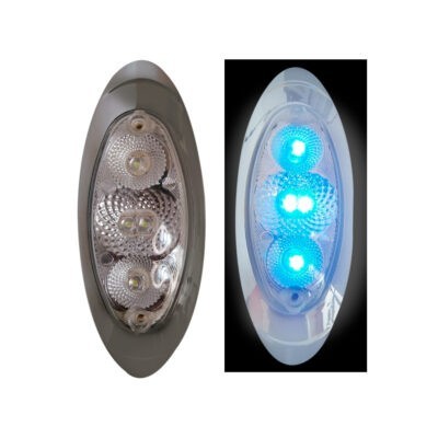 LAMPARA LATERAL 4 LED OVAL F1R-1817LED-CLEAR