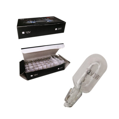 BOMBILLO P/CARRO T10 12 V. TRANSPARENTE GTR T10