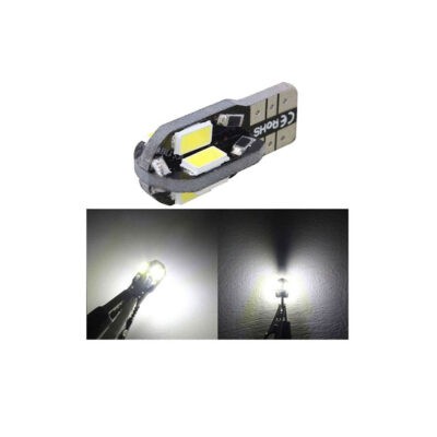 BOMBILLO LED 2 PCS T10 5730-T10 WHITE COLOR 8LED