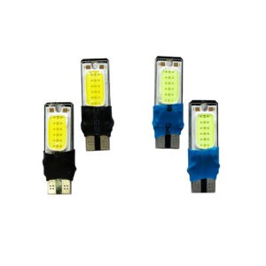 BOMBILLO LED 18 LED ICE BLUE AZUL 2 PCS COB-T10B
