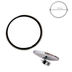 RETROVISOR CIRCULAR PLASTICO CROMADO