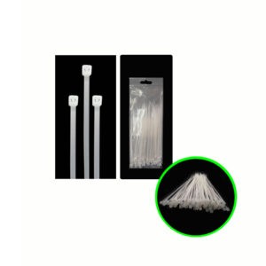 ABRAZADERA PLASTICA WHITE 6" 2.5X150MM
