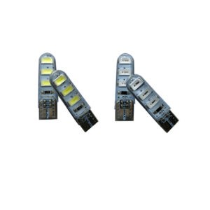 BOMBILLO 6 LED 2 PCS T10  5730-T10A AZUL