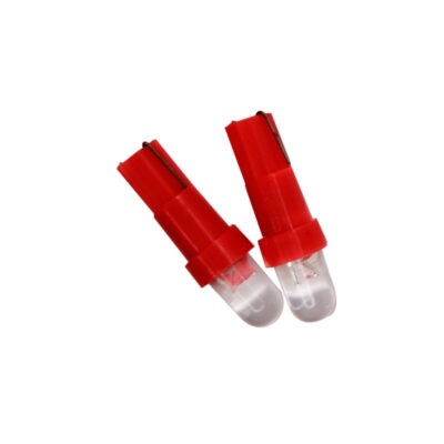 BOMBILLO T5 DOS PIEZAS RED 1 LED BURBUJA