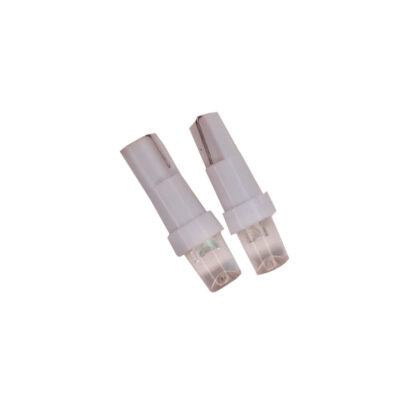 BOMBILLO T5 DOS PIEZAS WHITE 1 LED CONCAVO