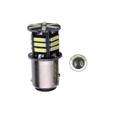 BOMBILLO 21 LED ROJO 2 PCS 7020-1157 2 PUNTOS