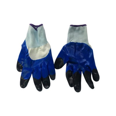 GUANTES DE NITRILO AZUL 958-12