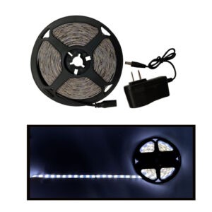CINTA LED 2528 044-3 BLANCO 5 MTS C/ADAPTADOR 110V