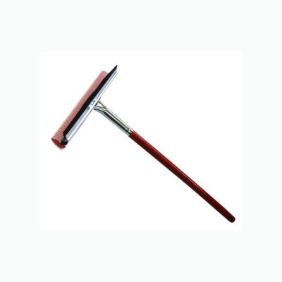 LIMPIA VIDRIOS MANGO MADERA 10X22 PULGADAS