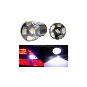 BOMBILLO LED 2 PCS 1157 DOS PUNTOS LED-6T BLANCO