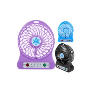 VENTILADOR USB 4 PLG C/BATERIA RECARGABLE 526-1