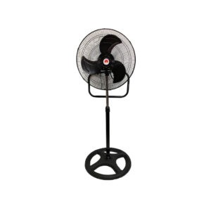 VENTILADOR PEDESTAL 18 METALICO NEGRO 267-1 C/BASE