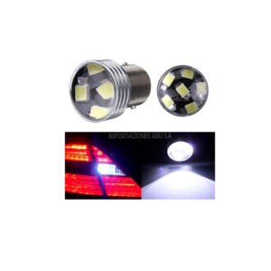 BOMBILLO LED 2 PCS 1156 UN PUNTO LED-6T BLANCO