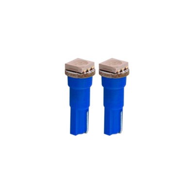BOMBILLO 5050-T5 DOS PIEZAS BLUE 1 LED