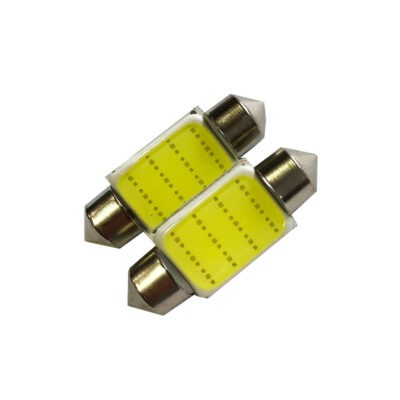 BOMBILLO LED 35MM 12 LED BLANCA 12V 976-3 2 PCS