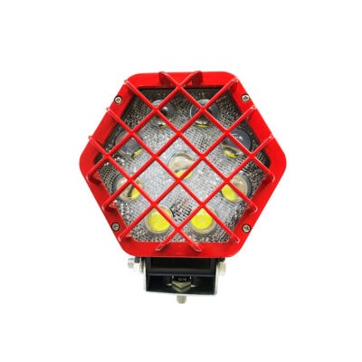 NEBLINERA 9 LED C/REJILLA ROJA 13.5CM 27W